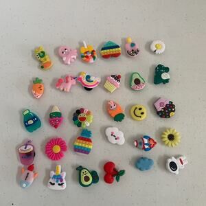 Jibbitz 30 PCS Random Charms For Crocs Shoe Charms Adult Kids Boys Girls